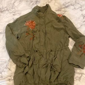 Green Flower Jacket